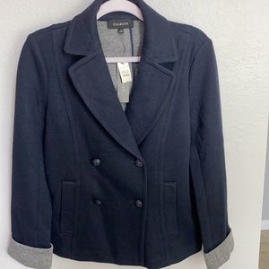 Talbots Peacoat in Navy Size 6 NWT